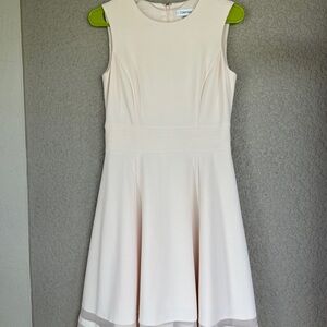 Calvin Klein Size 4 pastel pink sleeveless dress